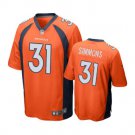 Denver Broncos Justin Simmons Orange #31 Limited Jersey