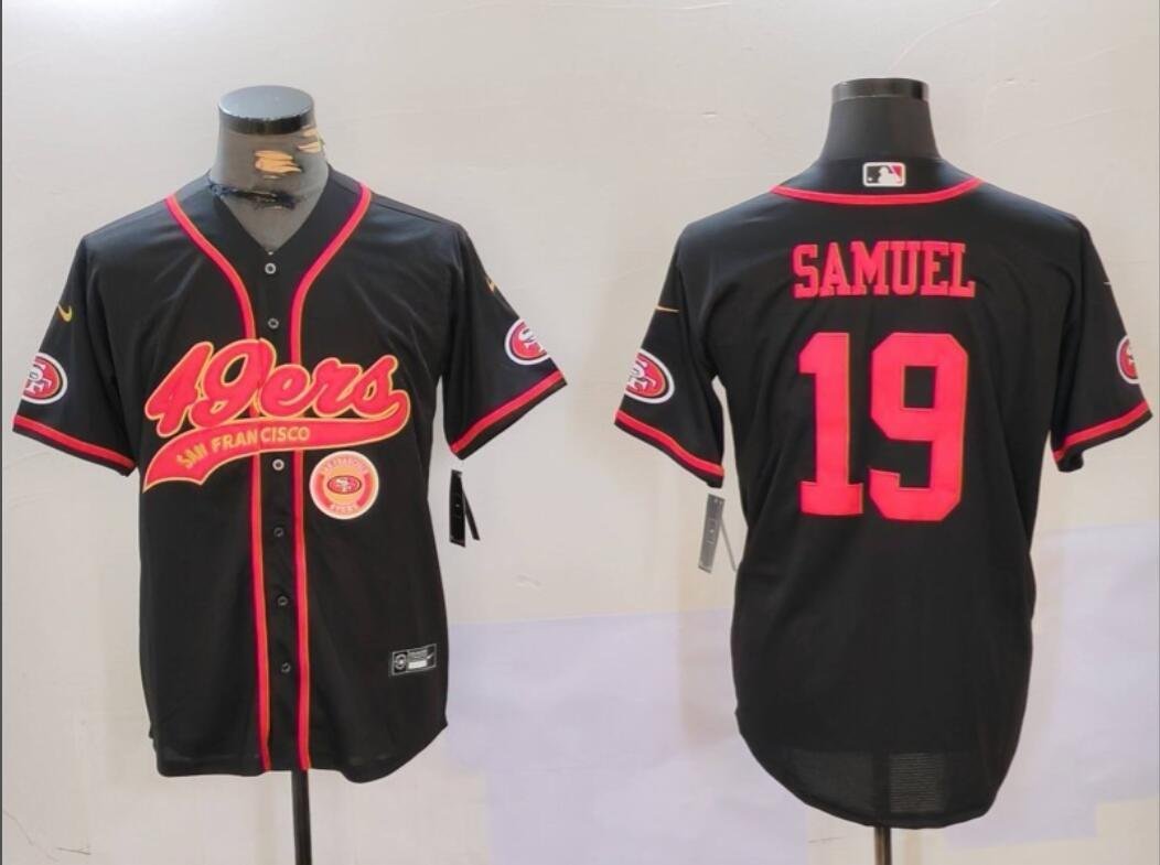 Deebo Samuel #19 San Francisco 49ers Stitched Jersey Black