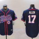 Josh Allen #17 Buffalo Bills Stitched Jersey Royal