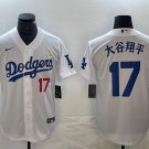 Men's and Youth 大谷翔平 #17 Los Angeles Dodgers Home Player Jersey White