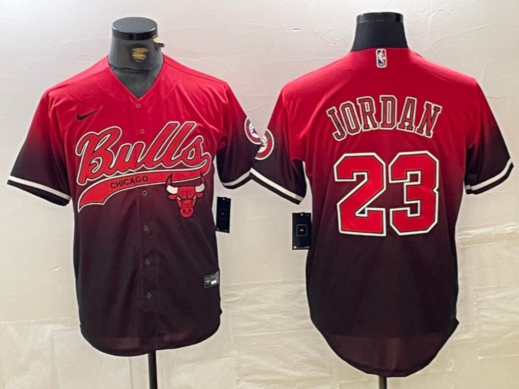 Michael Jordan #23 Chicago Bulls Stitched Jersey Scarlet