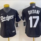 Women's or Youth Shohei Ohtani #17 Los Angeles Dodgers Home Player Jersey Black