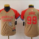 Youth Aaron Judge #99 American League 2024 All-Star Game Limited Jersey - Cream