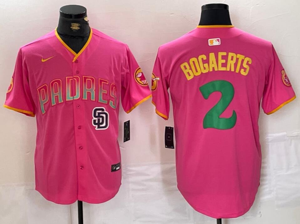 Xander Bogaerts #2 San Diego Padres Limited Fashion Jersey Pink