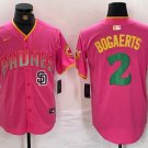 Xander Bogaerts #2 San Diego Padres Limited Fashion Jersey Pink