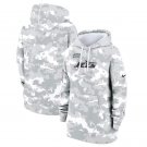 New York Jets Women's 2024 Salute to Service Club Fleece Pullover Hoodie Arctic Camo