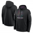 Men's Indianapolis Colts 2024 Crucial Catch Club Pullover Hoodie Black