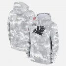Men's Carolina Panthers 2024 Salute to Service Club Fleece Pullover Hoodie Arctic Camo