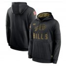 Men's Buffalo Bills Salute to Service Sideline Pullover Hoodie Black