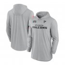 Men's Atlanta Falcons 2024 Salute to Service Lightweight Long Sleeve Hooded T-Shirt Gray