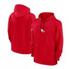 Men's Arizona Cardinals Sideline Jersey Performance Pullover Hoodie Red