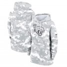 Jacksonville Jaguars Women's 2024 Salute to Service Club Fleece Pullover Hoodie Arctic Camo