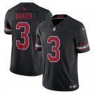 men's & kids Activewear Football Uniform #3 Budda Baker Jerseys 2024 Black F.U.S.E. Limited Shirt