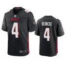 men's & kids Activewear Football Uniform #4 Taylor Heinicke Jerseys Black Player Game Limited Shirt