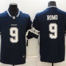 men's & kids Activewear Football Uniform #9 Tony Romo Jerseys Navy Player Game Limited Shirt