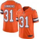 men's & kids Activewear Football Uniform #31 Justin Simmons Jerseys Orange Alternate Limited Shirt