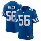 men's & kids Activewear Football Uniform #56 Quenton Nelson Jerseys Royal Alternate Limited Shirt