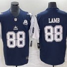 men's & kids Activewear Football Uniform #88 CeeDee Lamb Jerseys Navy F.U.S.E. Est.1960 Patch Shirt