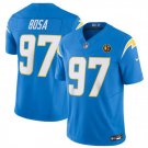 men's & kids Activewear Football Uniform 97 Joey Bosa Jerseys 2024 Blue John Madden Patch Shirt