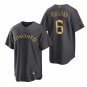 men's & youth Activewear Baseball Uniform 6 Alek Manoah Jerseys Charcoal 2022 All-Star Game Shirt