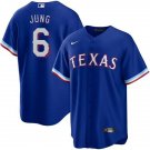 men's & youth Activewear Baseball Uniform 6 Josh Jung Jerseys Royal Alternate Player Game Shirt