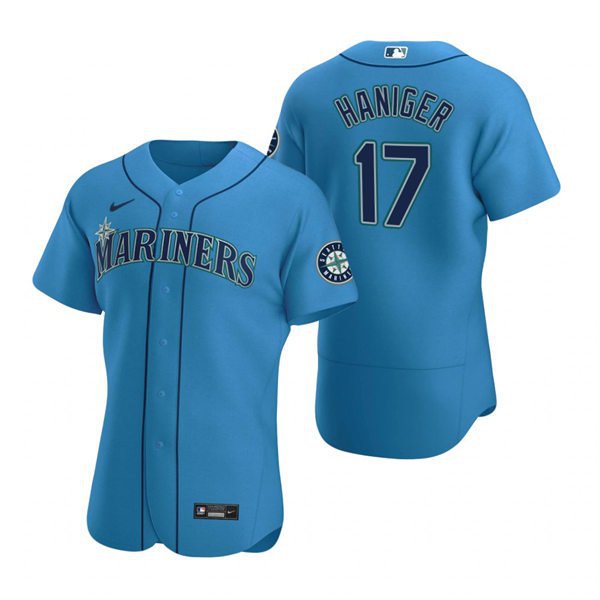 men's & youth Activewear Baseball Uniform 17 Mitch Haniger Jerseys Royal Alternate Elite Shirt