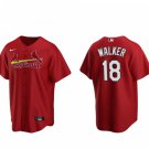 men's & youth Activewear Baseball Uniform 18 Jordan Walker Jerseys Red Alternate Player Game Shirt