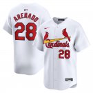men's & youth Activewear Baseball Uniform 28 Nolan Arenado Jerseys White Home Limited Player Shirt