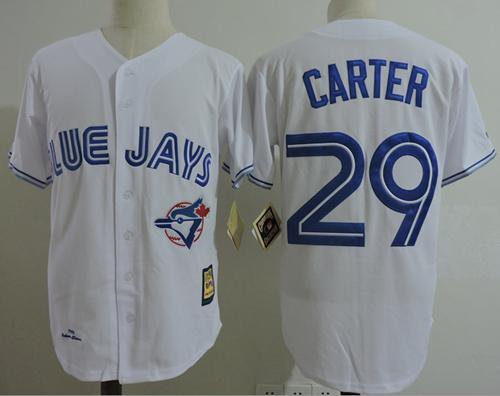 men's & youth Activewear Baseball Uniform 29 Joe Carter Jerseys 1993 Vintage White Throwback Shirt