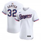 men's & youth Activewear Baseball Uniform 32 Evan Carter Jerseys White 2024 Gold Collection Shirt