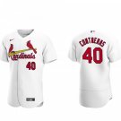 men's & youth Activewear Baseball Uniform 40 Willson Contreras Jerseys White Home Player Elite Shirt
