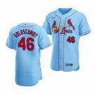 men's & youth Activewear Baseball Uniform 46 Paul Goldschmidt Jerseys Blue Alternate Elite Shirt