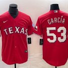 men's & youth Activewear Baseball Uniform 53 Adolis Garcia Jerseys Red Alternate Player Game Shirt