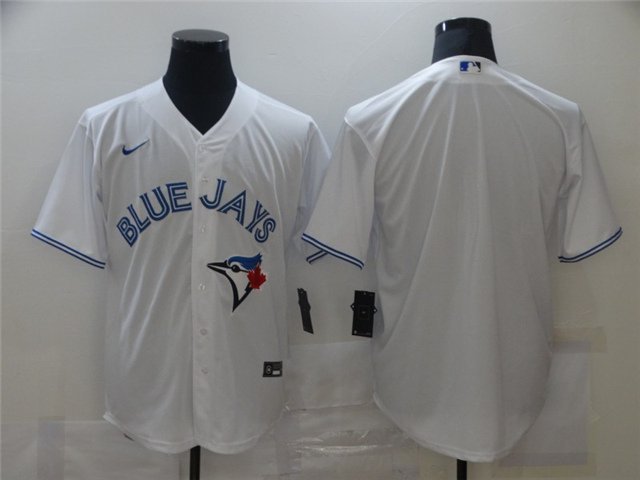 men's & youth Activewear Baseball Uniform Toronto Blue Jays Blank Jerseys White Home Player Shirt