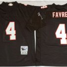 men's & youth Activewear Football Uniform #4 Brett Favre Jerseys 1991 Vintage Black Throwback Shirt