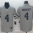 men's & youth Activewear Football Uniform #4 Dak Prescott Jerseys Gray Inverted Limited Shirt