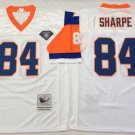 men's & youth Activewear Football Uniform #84 Shannon Sharpe Jerseys Vintage White Throwback Shirt