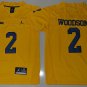 men's & youth Football Wolverines Uniform #2 Charles Woodson Jerseys College Gold Limited Shirts