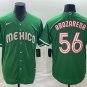 men's & youth Mexico Uniform 56 Randy Arozarena Jerseys Green 2023 World Baseball Classic Shirt