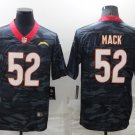 men's Activewear Football Chargers Uniform 52 Khalil Mack Jerseys Camo Fashion Limited Shirt