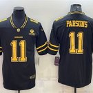 men's Activewear Football Uniform #11 Micah Parsons Jerseys Black Gold Limited Shirt