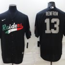 men's Activewear Football Uniform #13 Hunter Renfrow Jerseys Black Mexico Baseball CoolBase Shirt