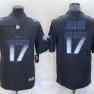 men's Activewear Football Uniform #17 Josh Allen Jerseys Black Arch Smoke Limited Shirt