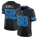 Detroit Lions Penei Sewell Black Vapor F.U.S.E. Football Jersey