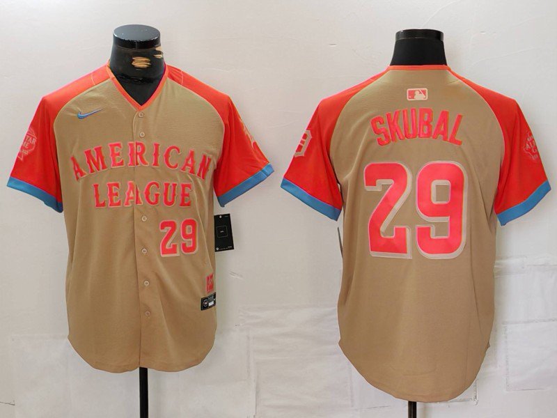 Detroit Tigers Tarik Skubal Number Cream 2024 All Star Limited Jersey