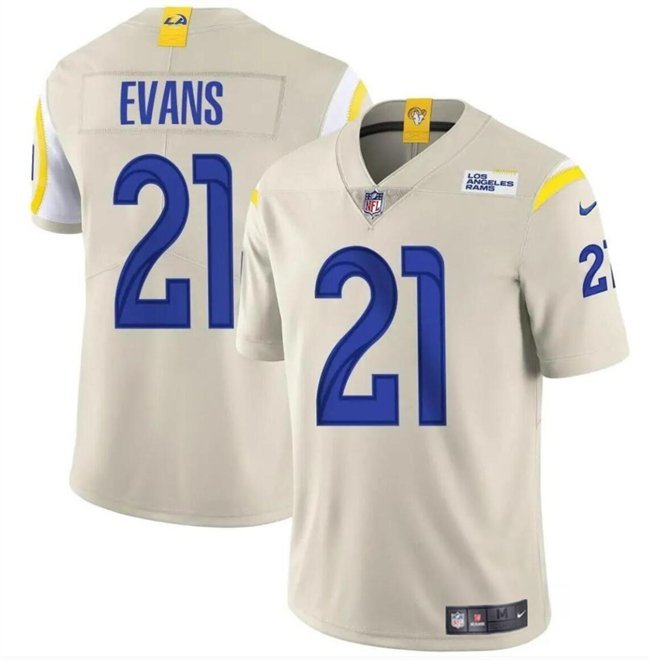 Los Angeles Rams Zach Evans Bone 2024 Vapor Untouchable Stitched Jersey