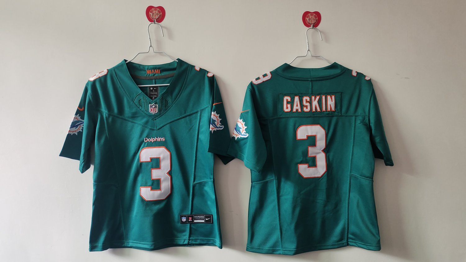Miami Dolphins #3 Myles Gaskin Aqua 2024 F.U.S.E Vapor Limited Football Jersey
