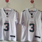 Miami Dolphins #3 Myles Gaskin White 2024 F.U.S.E Vapor Limited Football Jersey