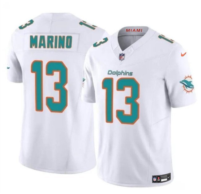 Miami Dolphins Dan Marino White 2023 F.U.S.E Vapor Limited Jersey