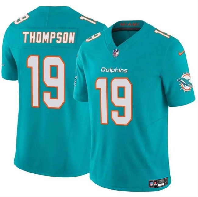 Miami Dolphins Skylar Thompson Aqua 2024 F.U.S.E Vapor Limited Football Jersey